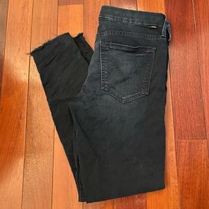 Mother Looker Ankle Fray Jeans